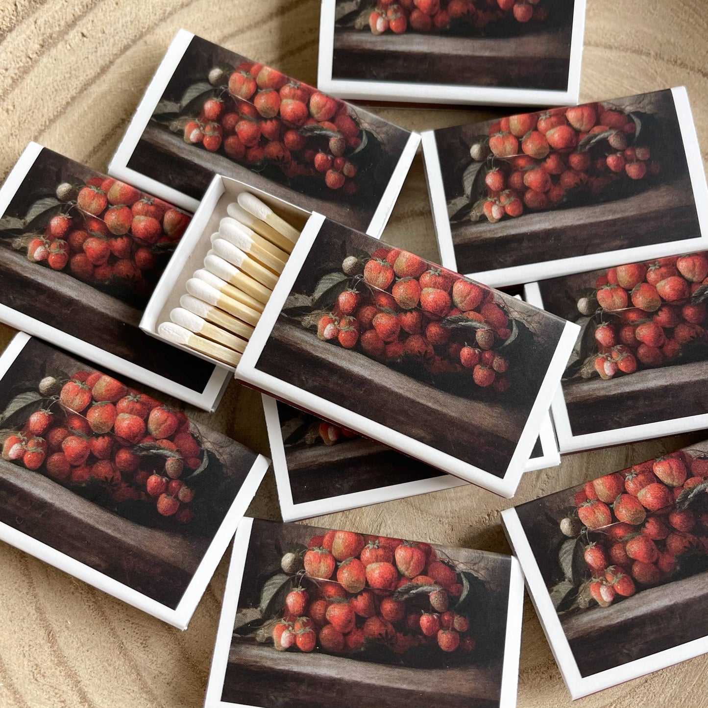 Moody Strawberry Match Set // Vintage Landscape