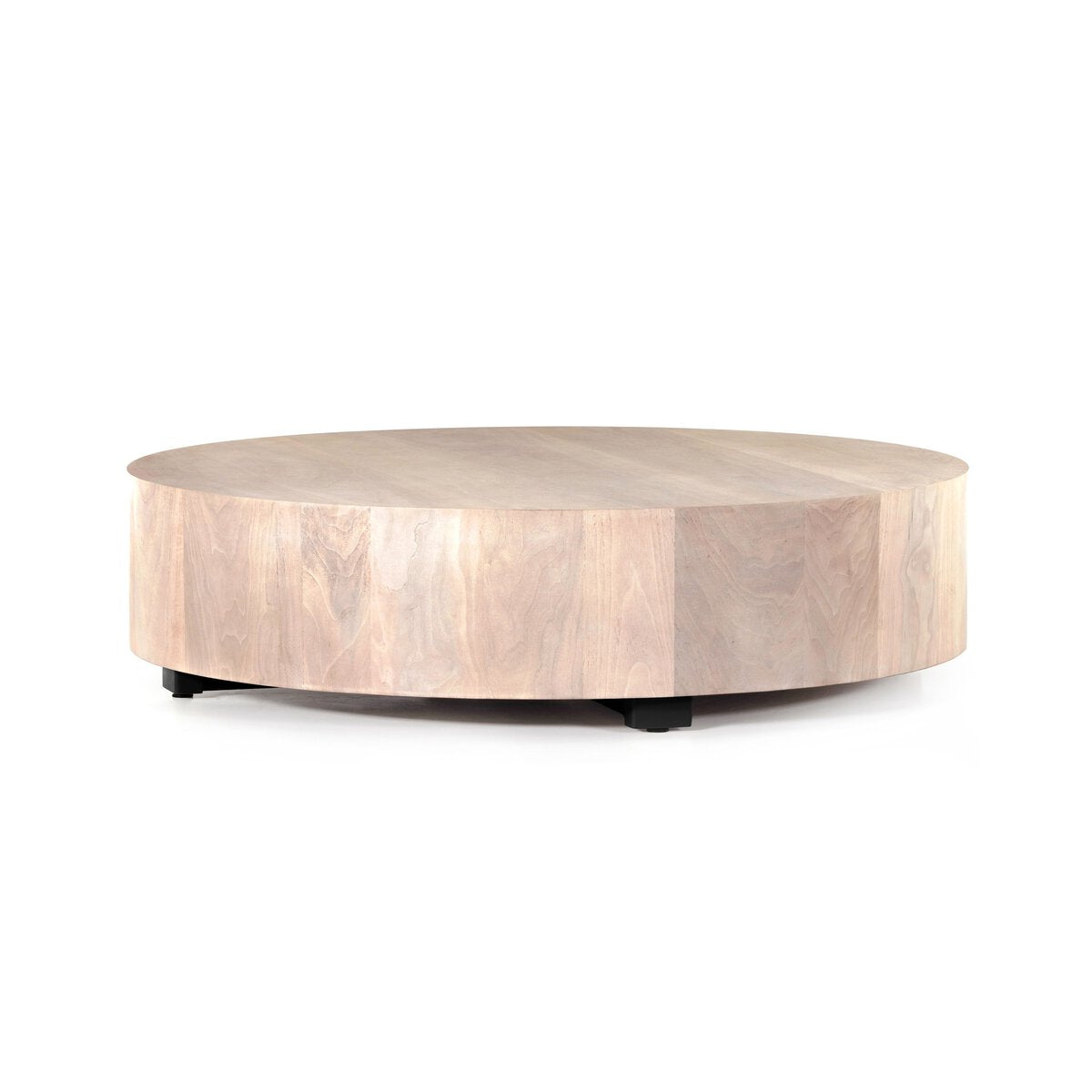 Hudson Large Round Coffee Table- Ashen Walnut