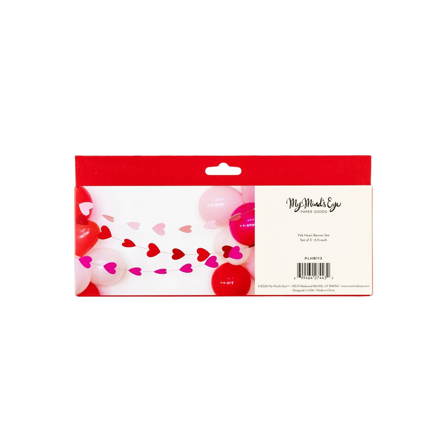 Felt Heart Banner