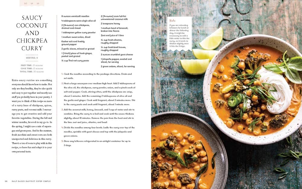 Half Baked Harvest Super Simple: More Than 125 Recipes for Instant, Overnight, Meal-Prepped, and Easy Comfort Foods-Hardcover