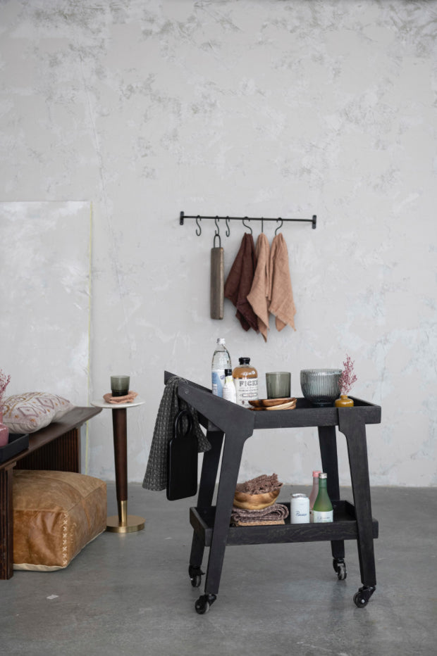 2- tier Bar Cart on Casters
