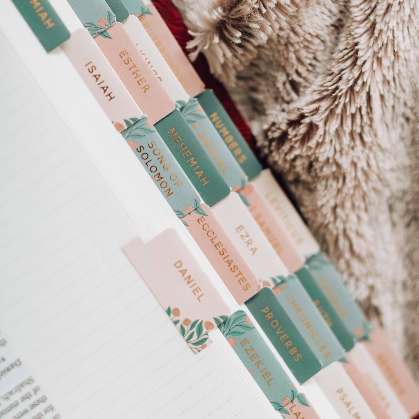 Floral Bible Tabs