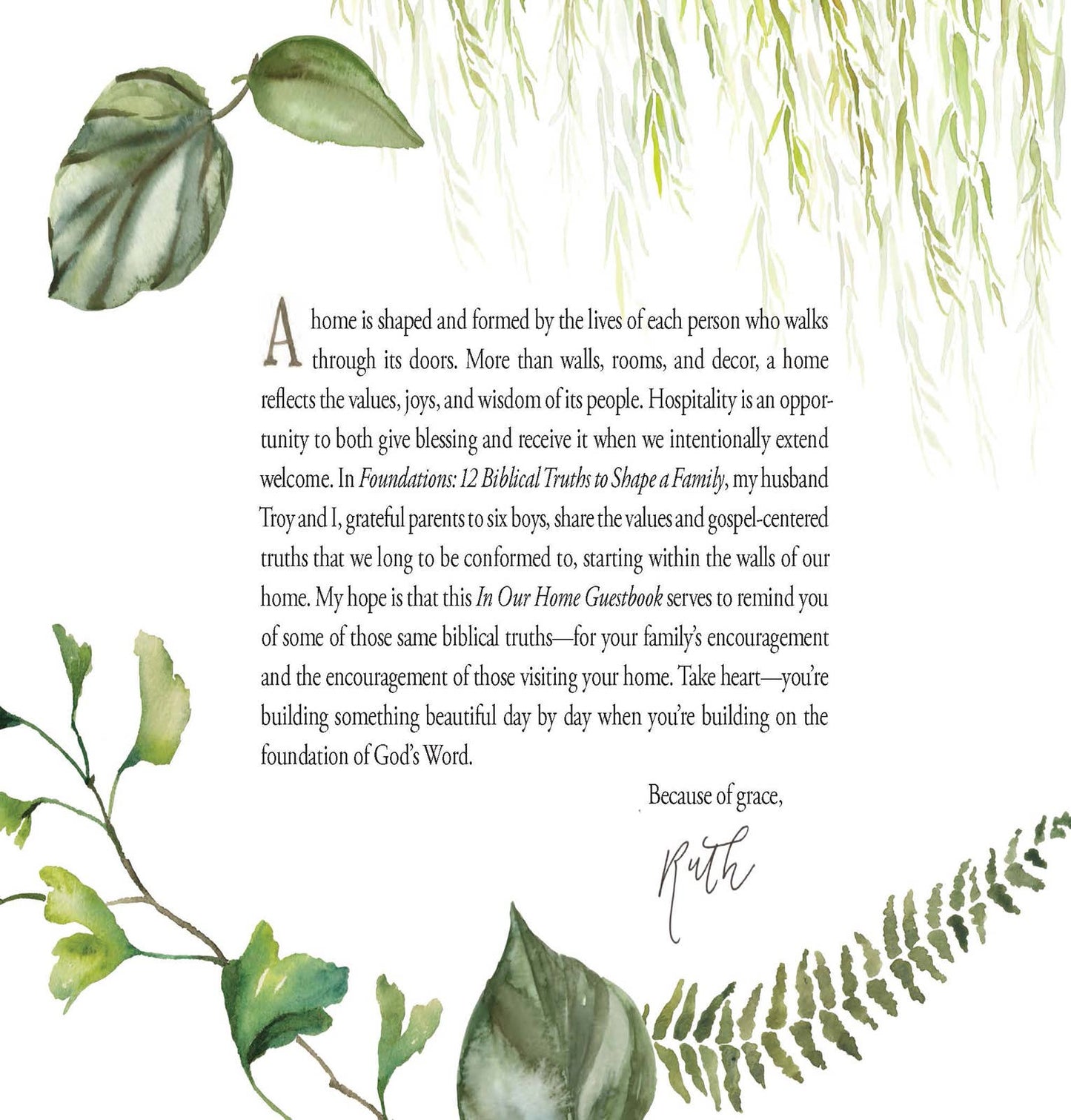 In Our Home Guestbook, Book - Home