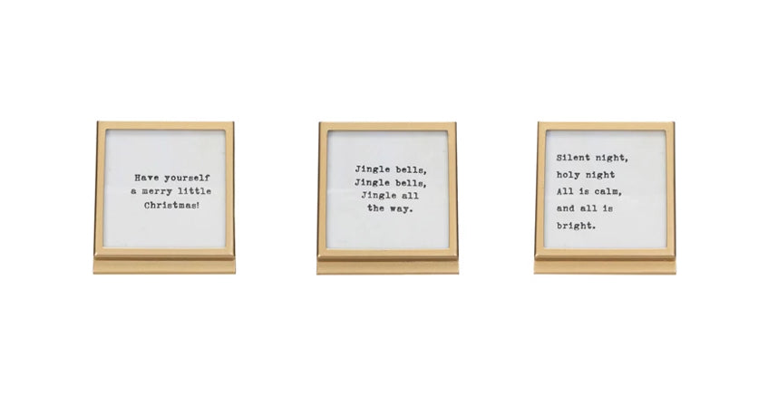 Christmas Brass Frame