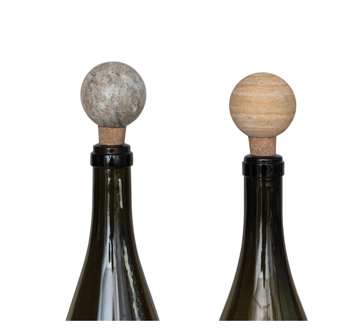 Marble & Cork Bottle Stopper