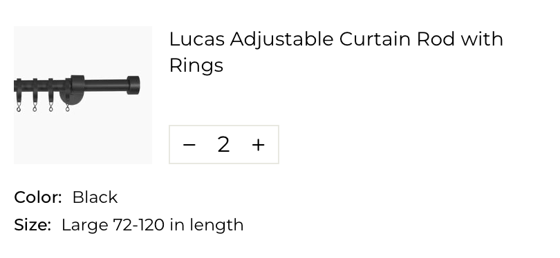 8 Roman Shades, 4 Drapes + 2 Curtain Rods
