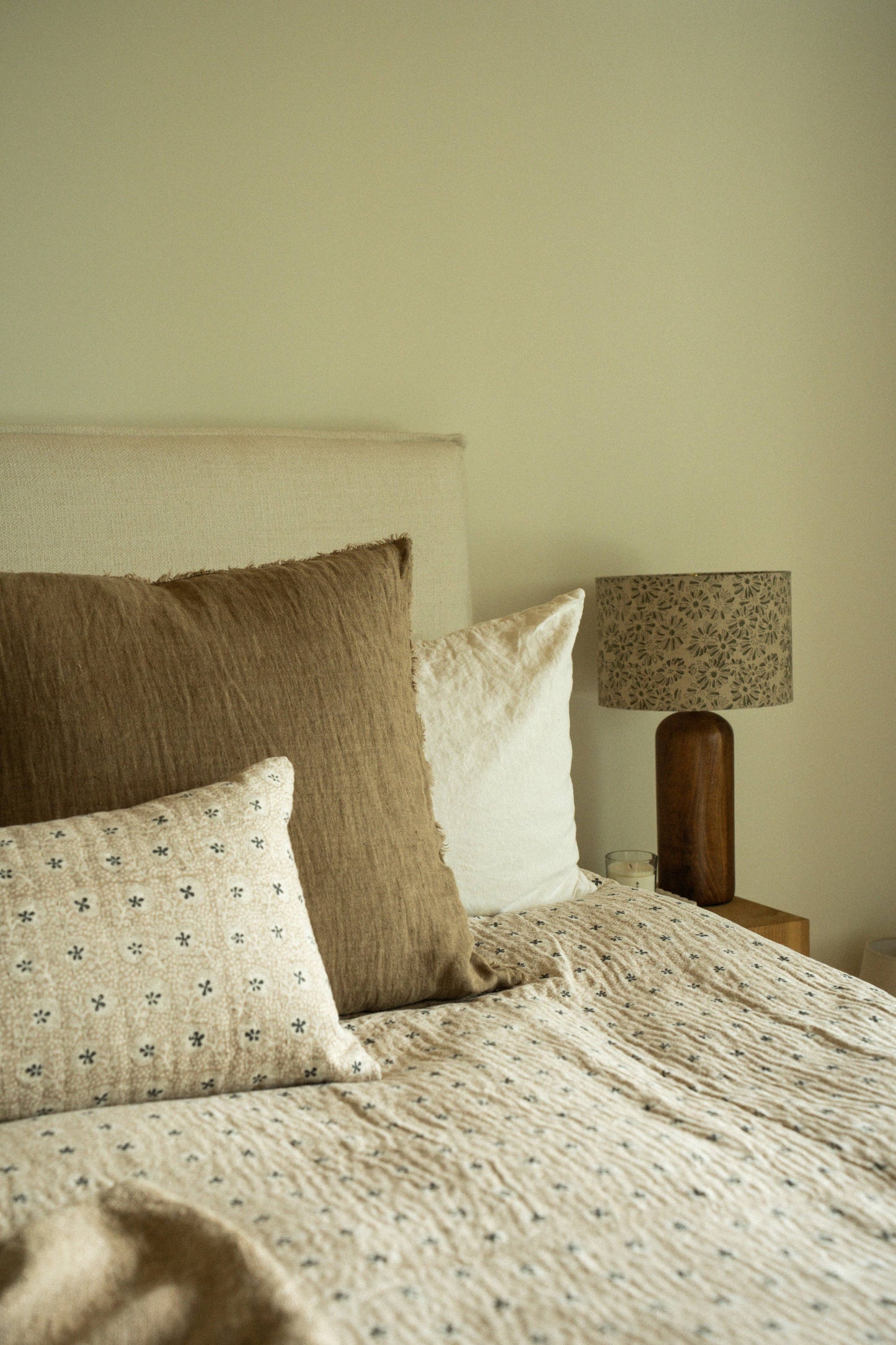 Clover Kantha Pillow 14x31