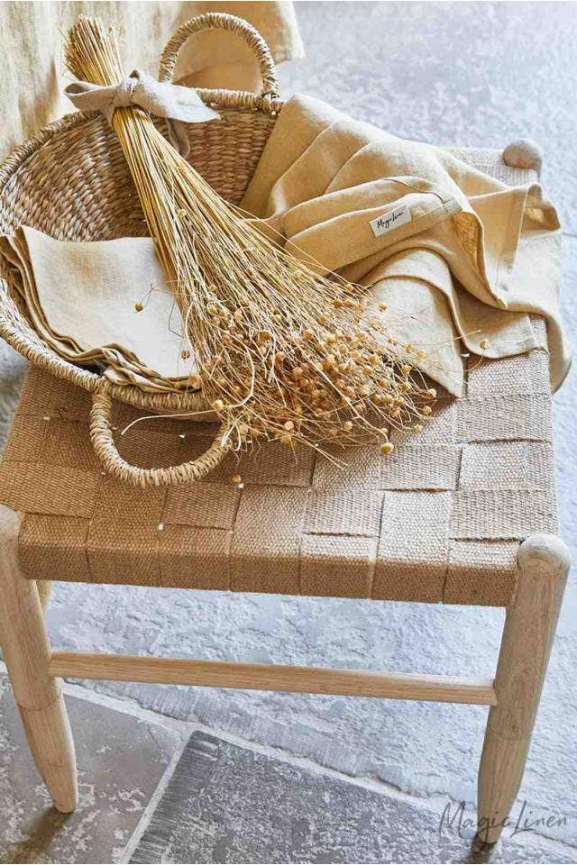 The Ellie Linen Tea Towel