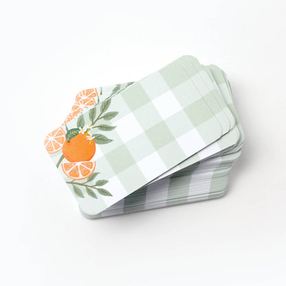 Pocket Notes™ - Orange Gingham