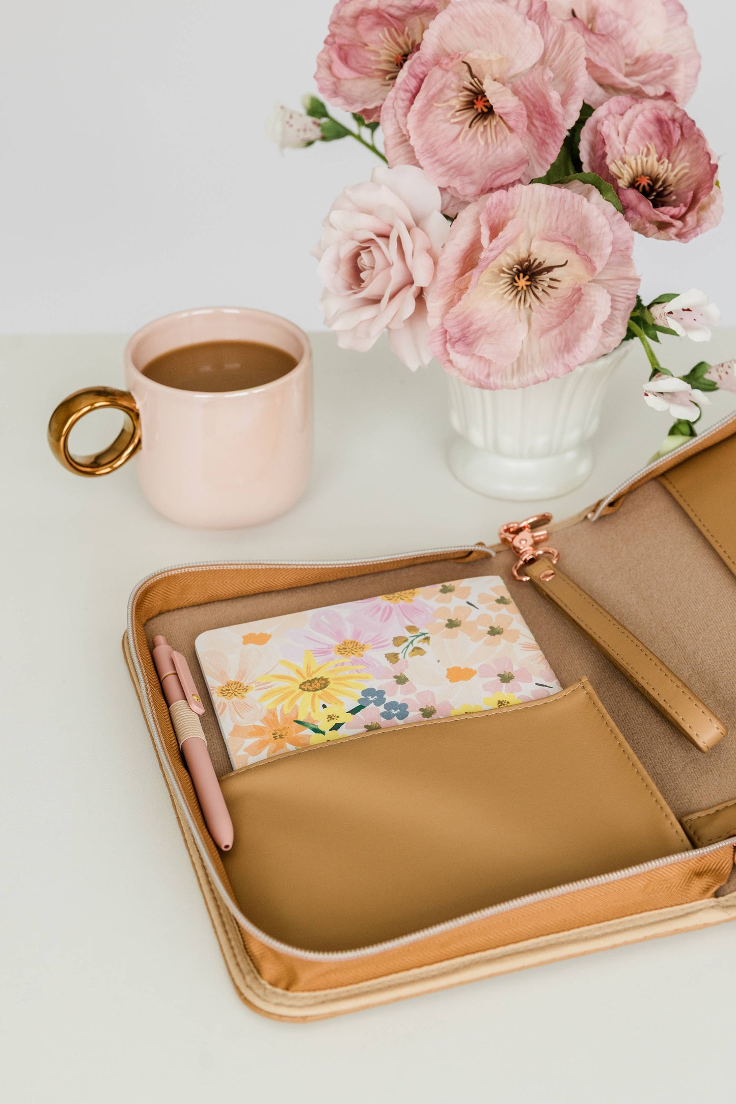 Bible Cover, Weave Bible Case, Crossbody CARAMEL