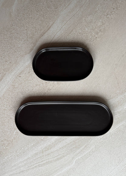 Deco Oval Catchall Tray Small