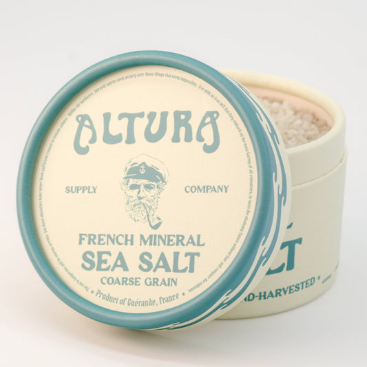 French Mineral Sea Salt - Coarse Grain - 4 oz | Altura