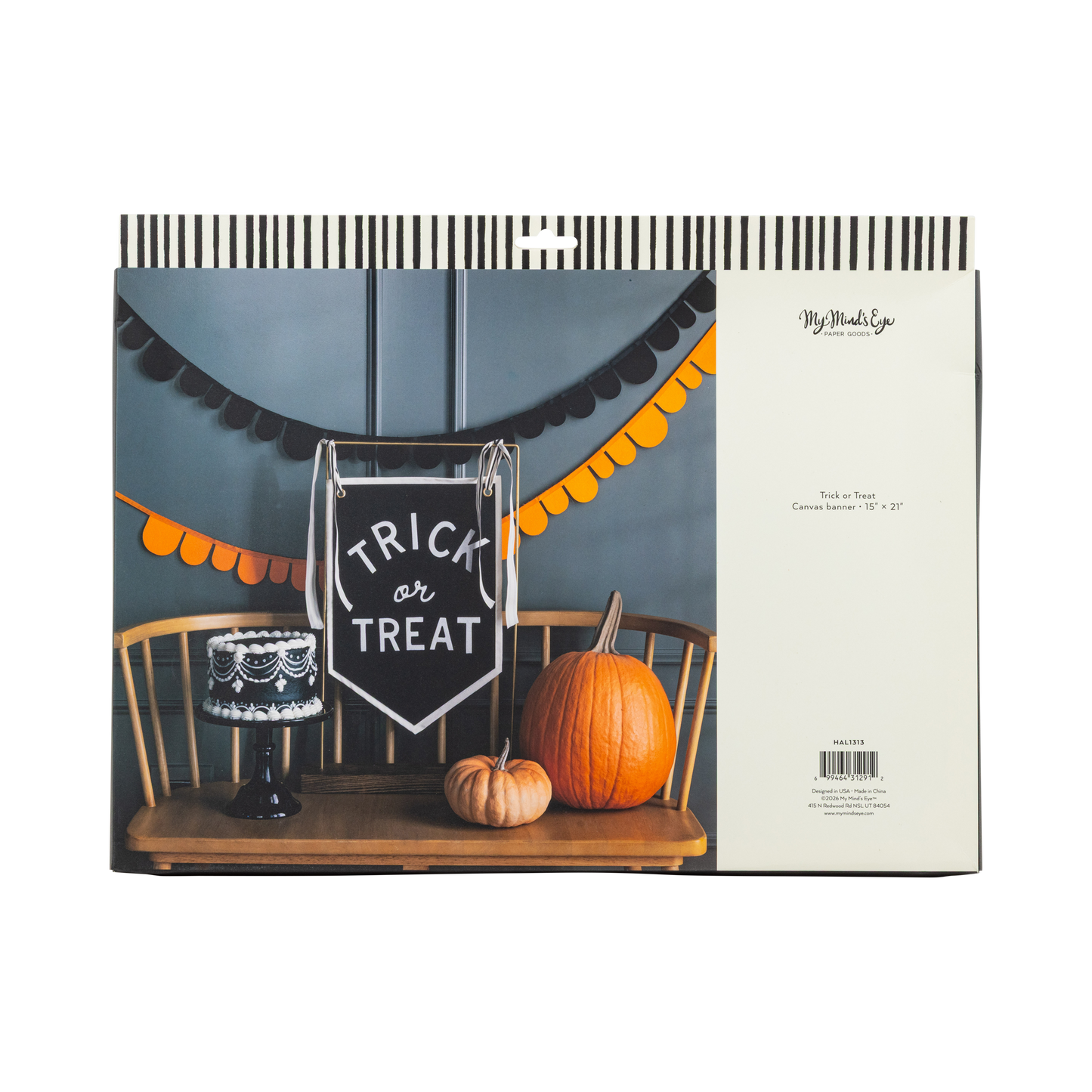Trick or Treat Canvas Banner