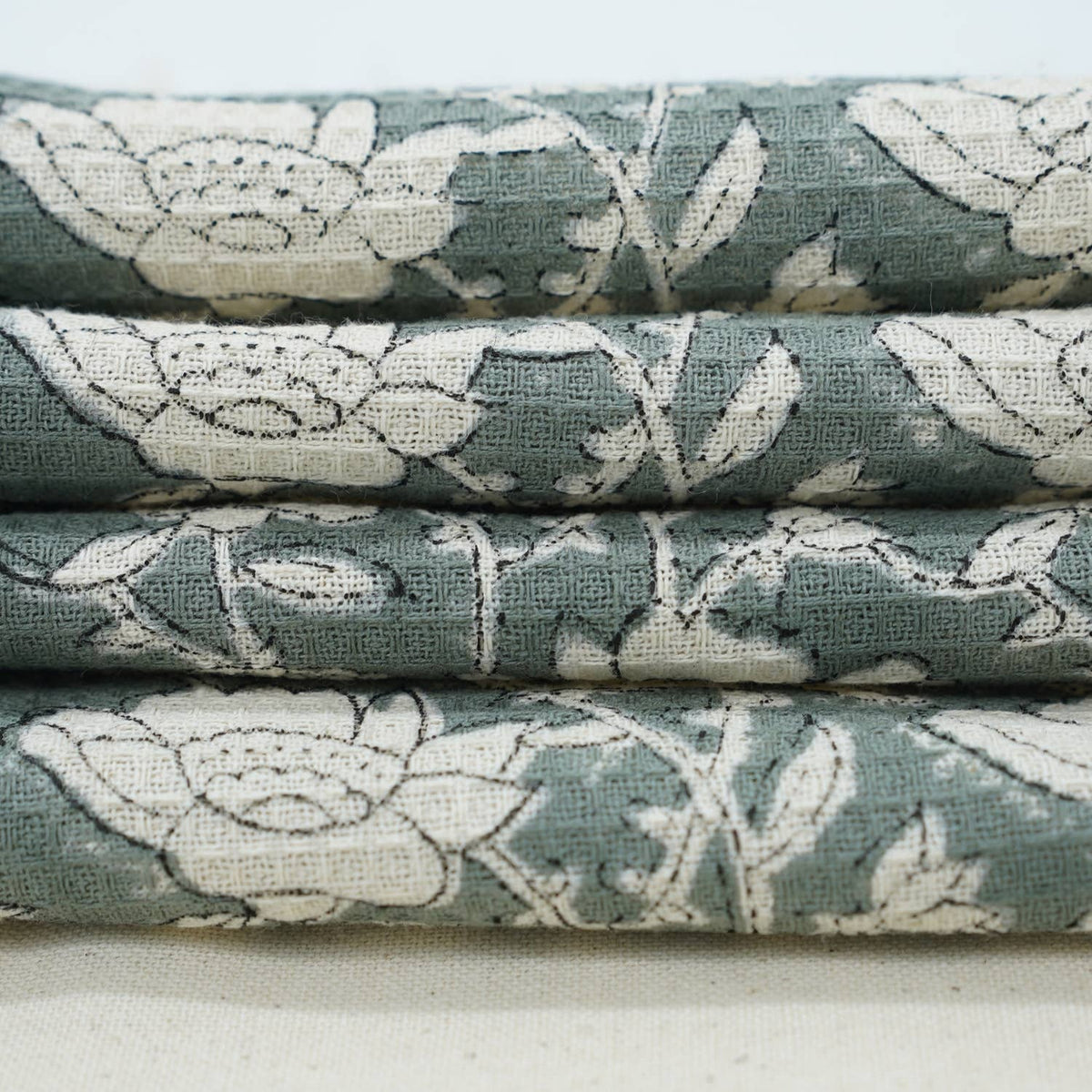 Beautiful Block Print Cotton Waffle Hand Towel - Dhruv