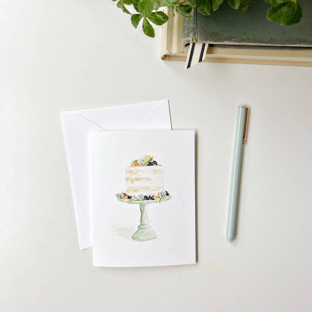 Cake Notecard - Abide Home Shoppe