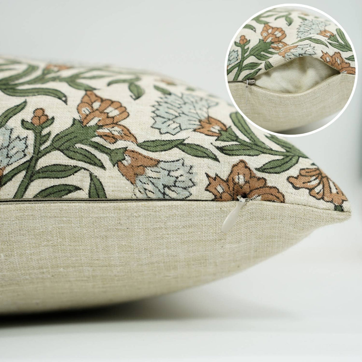 Wendy Block Print Pillow