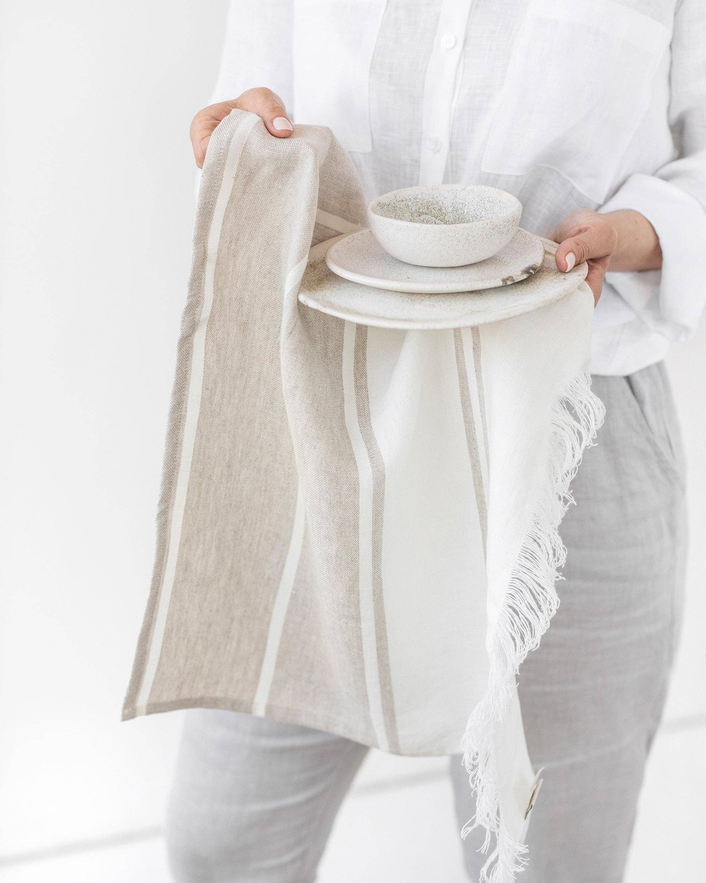The Bre Linen Tea Towel