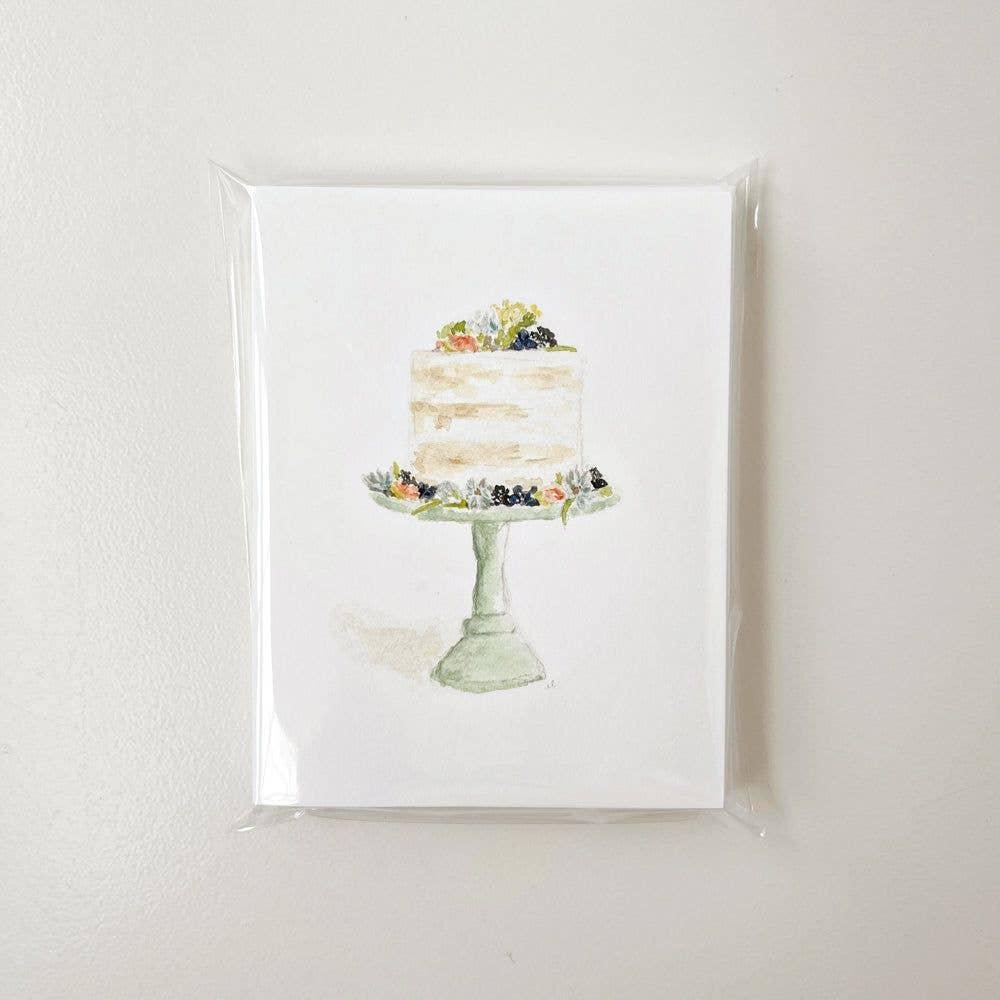 Cake Notecard - Abide Home Shoppe