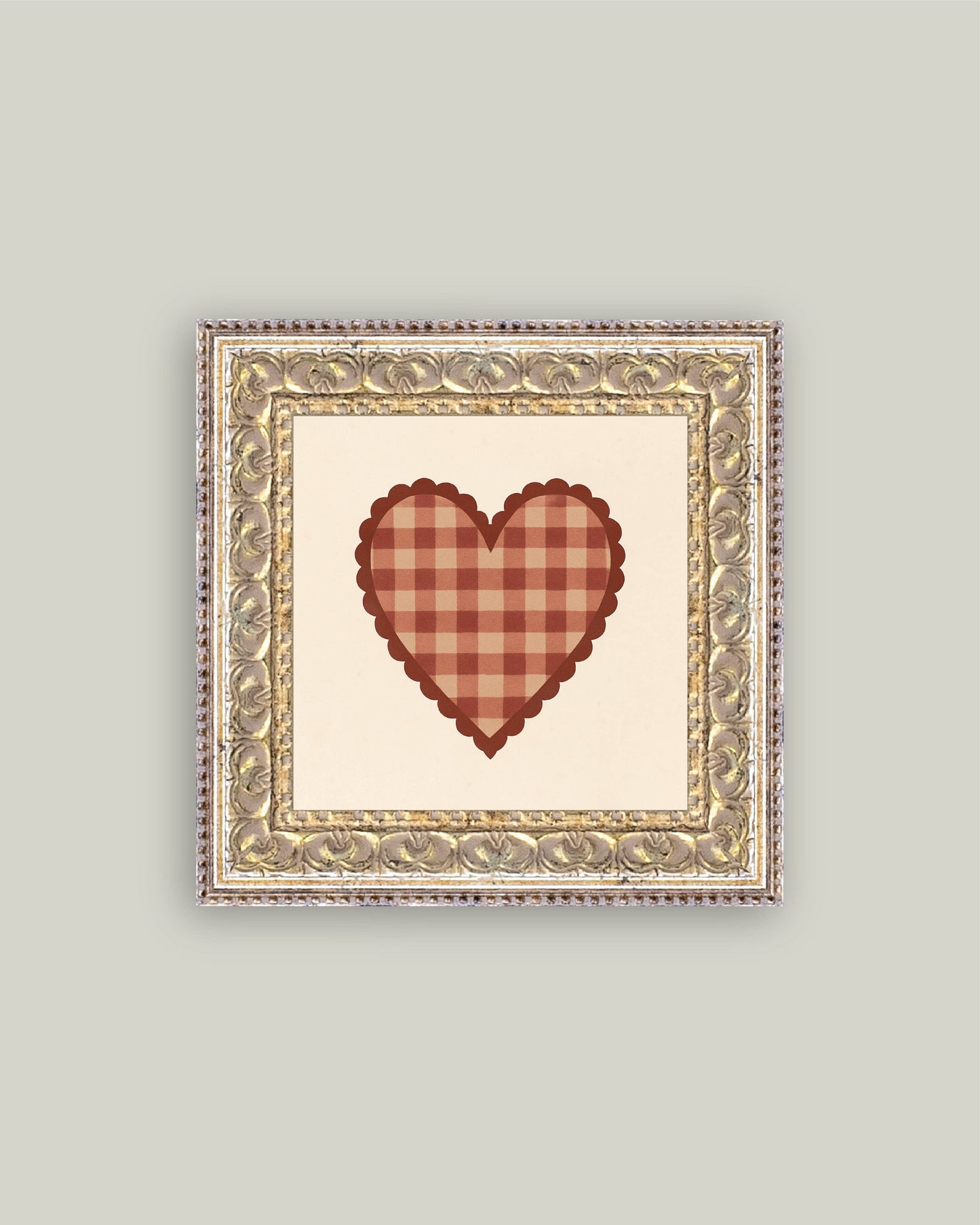 Gingham Heart