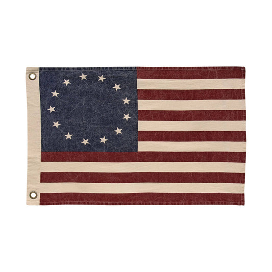 Stonewashed Betsy Ross Flag 32" x 58"
