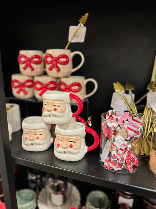 RED BOW MUG