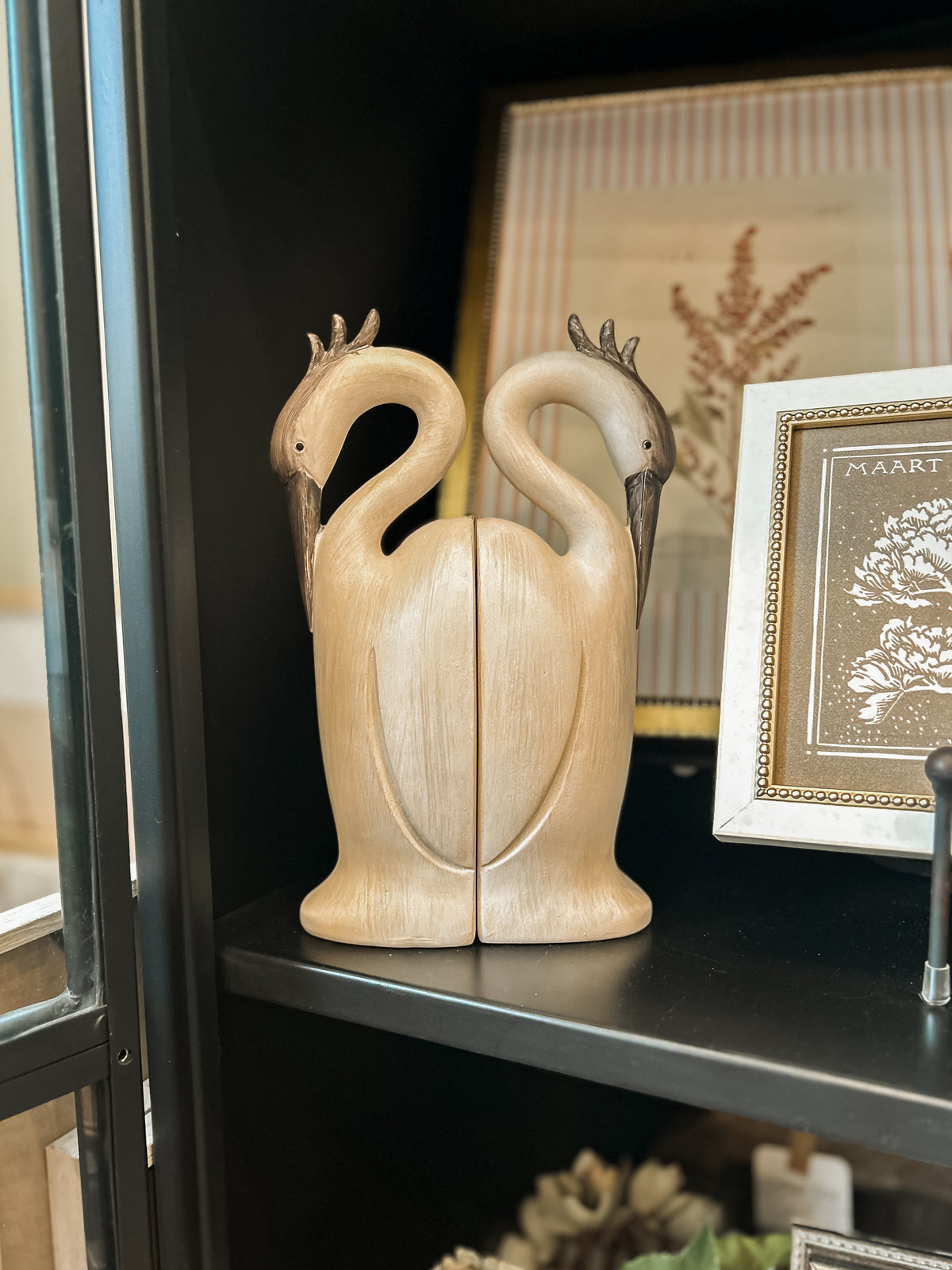 Heron Bookends