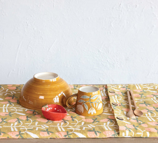 Cotton Printed Dish Drying Mat