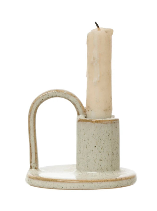 Stoneware Taper Holder