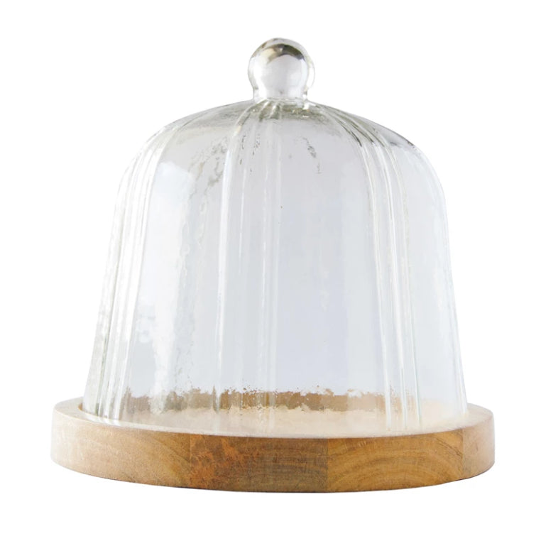 Pleated Glass Cloche