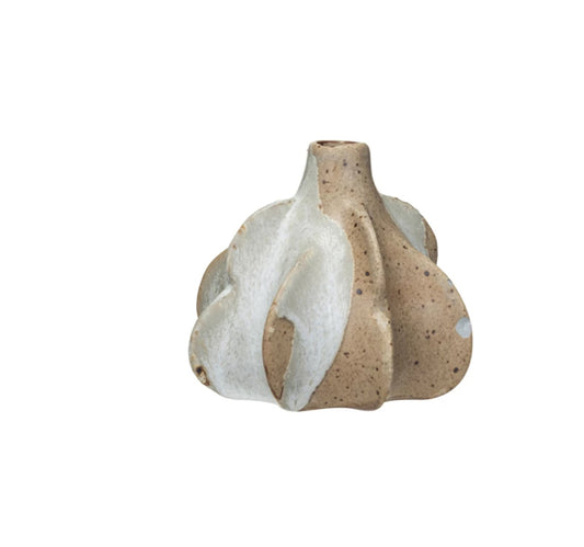 Textured Stoneware Vase
