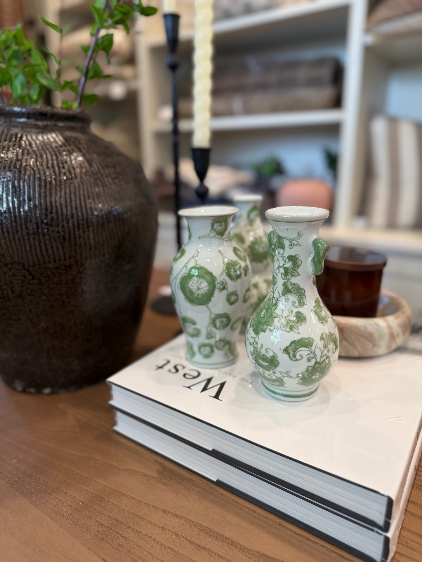 Hand-painted Floral Vase