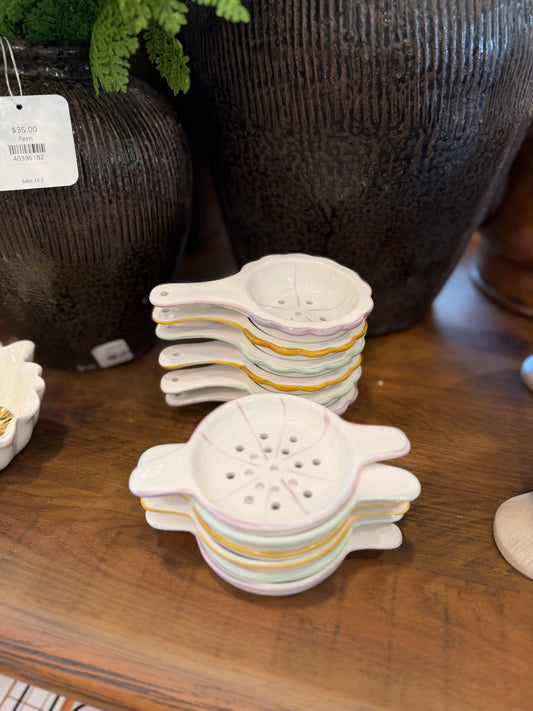 Stoneware Tea Strainer
