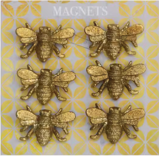 Pewter Bee Magnets