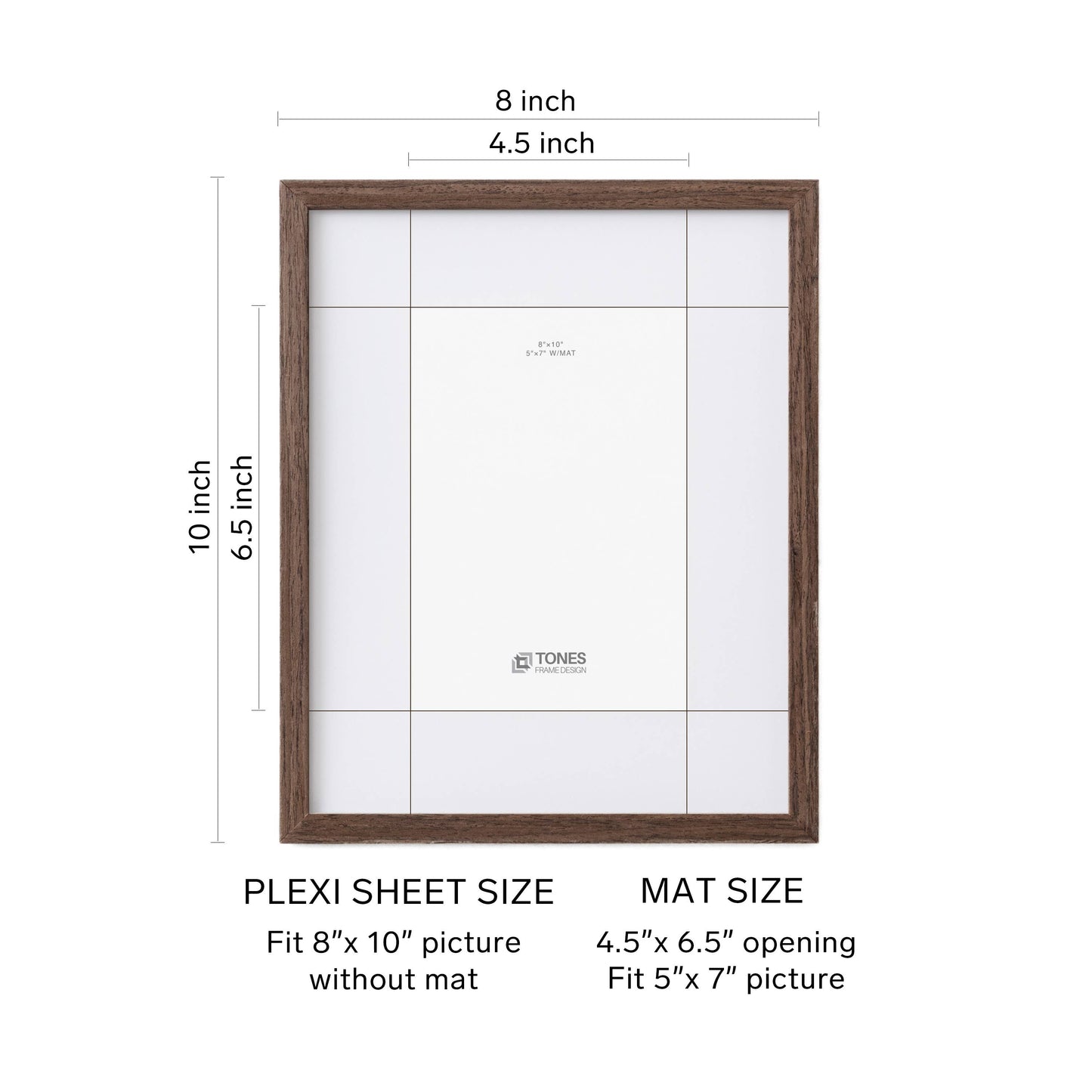 8x10 Dryades Wooden Frame