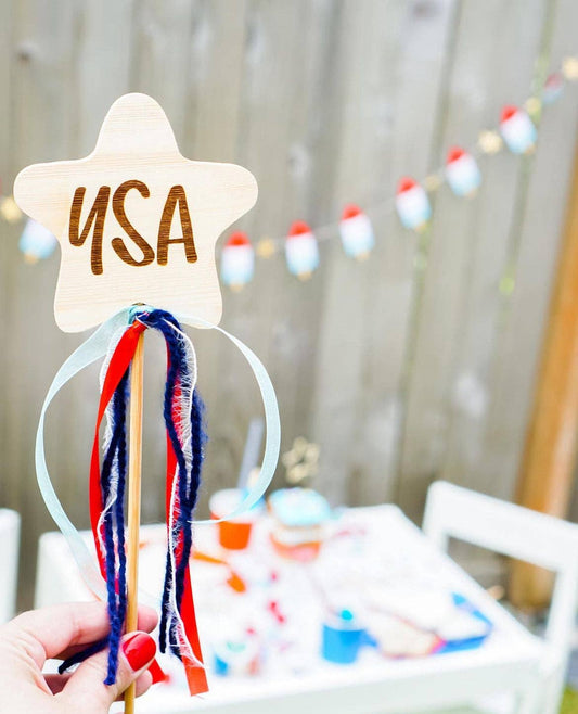 USA Star Wand