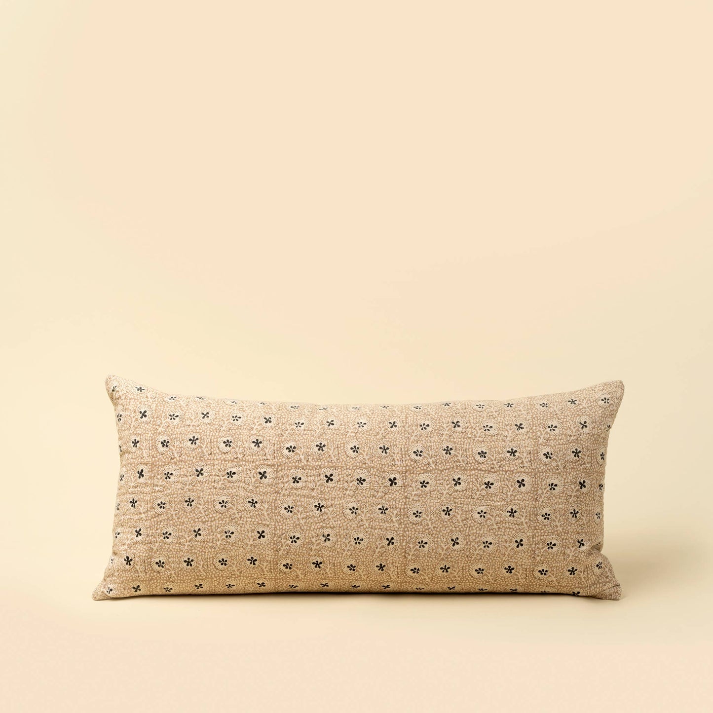 Clover Kantha Pillow 14x31
