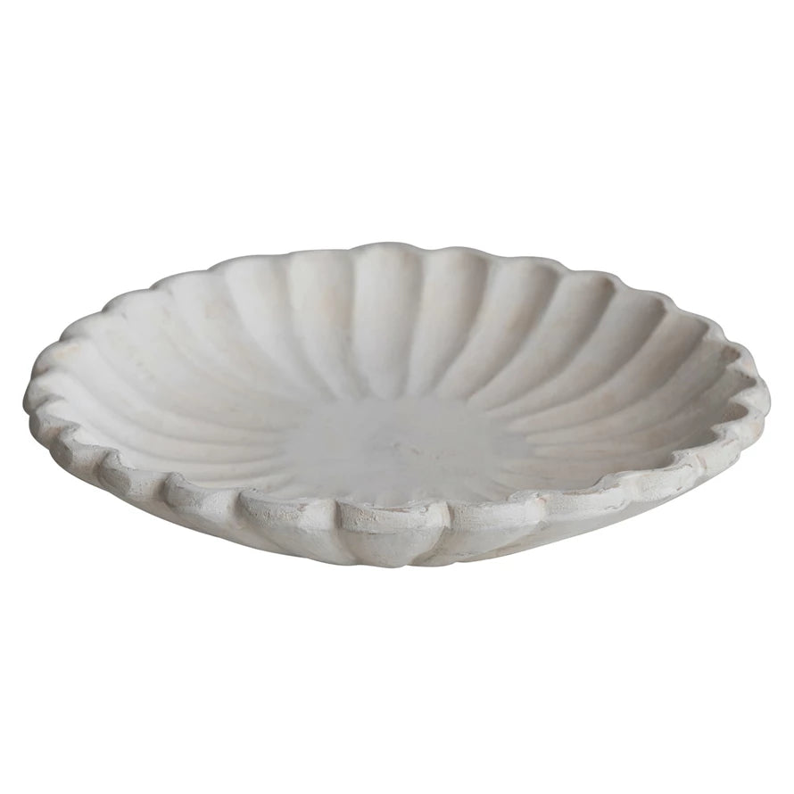 The Scalloped Wood Dish