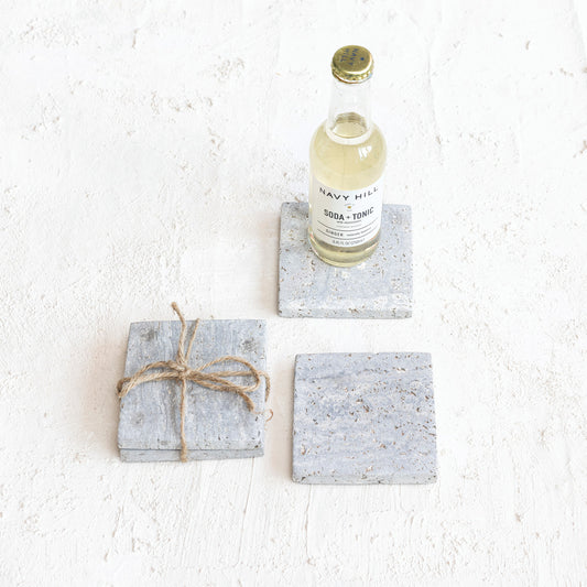 Travertine Coasters