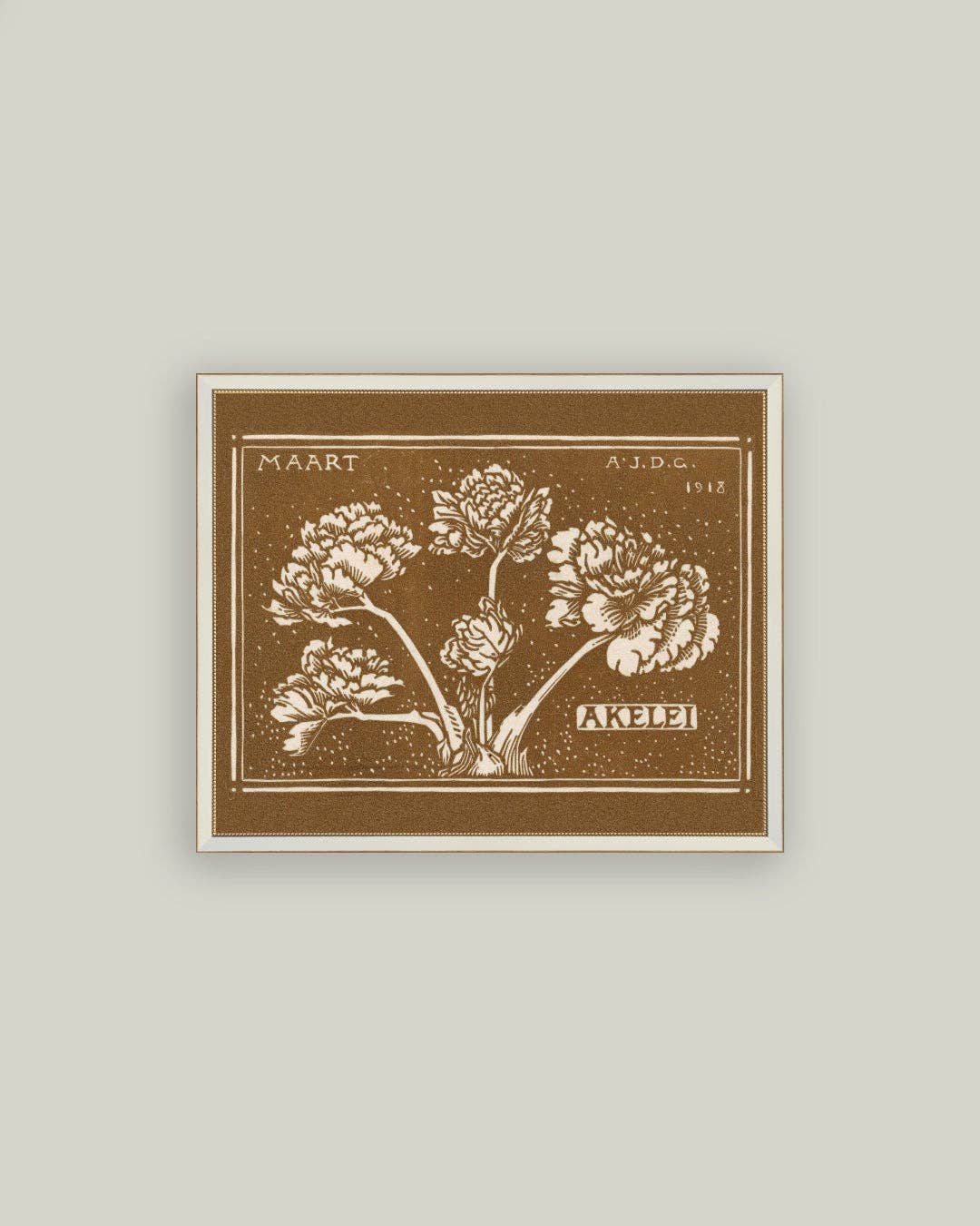 Maart Blossoms Framed Antique Art
