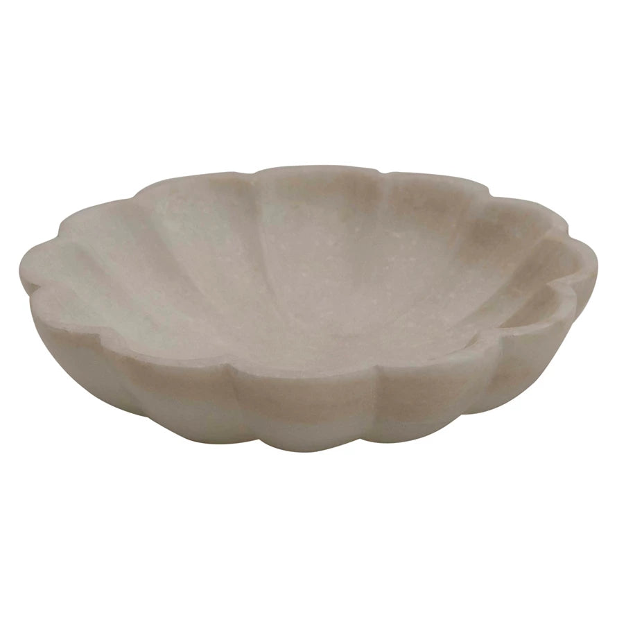 Marble Flower Dish