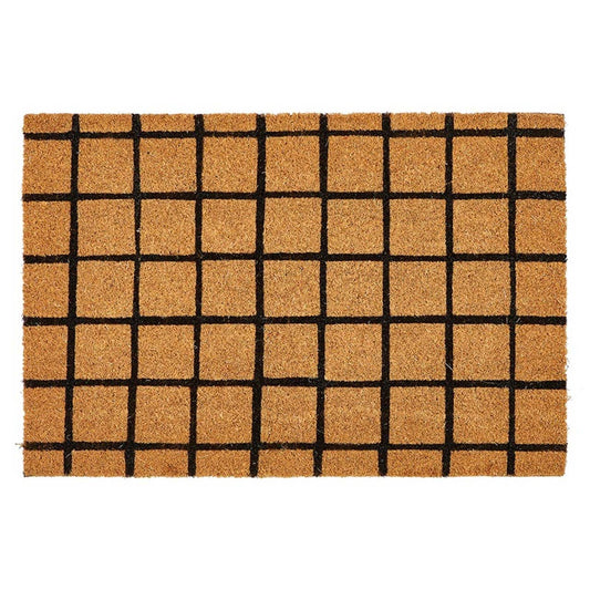 Grid Print Doormat