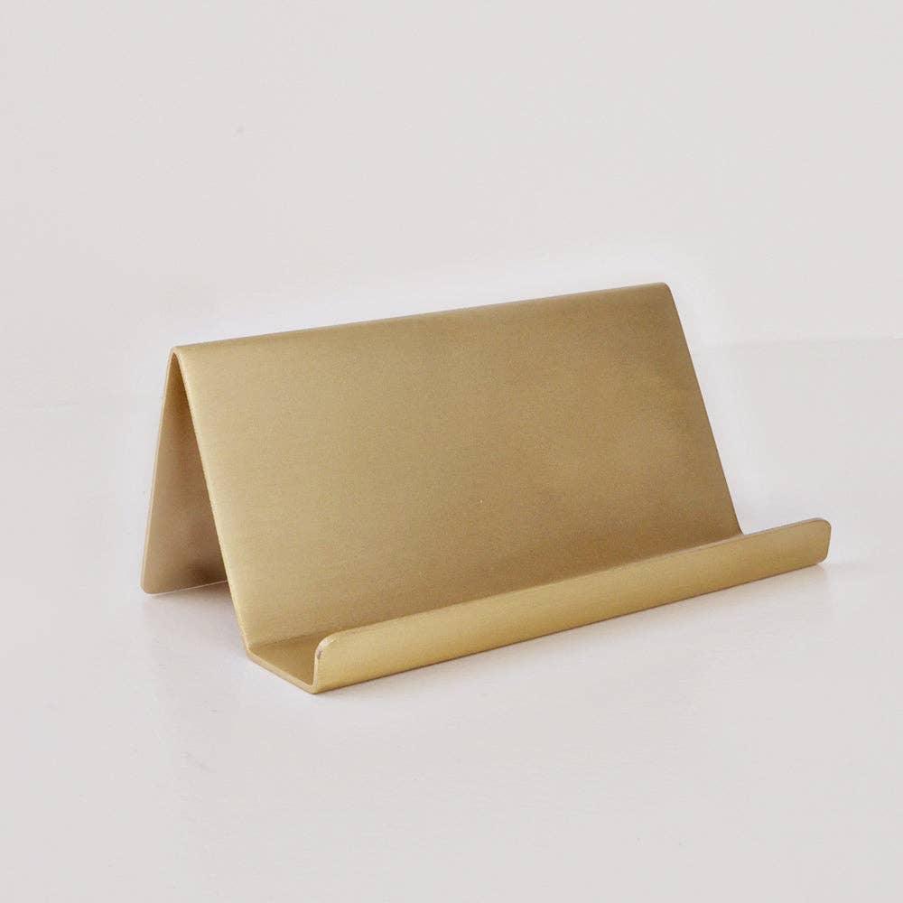 Brass Card Holder - Abide Home Shoppe